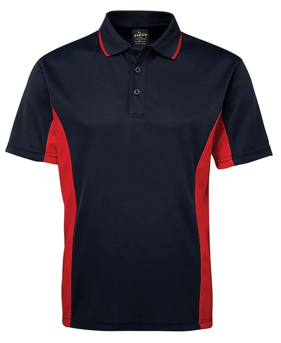 JB'S Contrast Polo 7PP - Simply Scrubs Australia Navy-Red-5XL